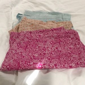 Bundle of Three light weight summer sleep pants